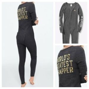 NWT Victoria’s Secret PINK Bling Onesi Thermal O